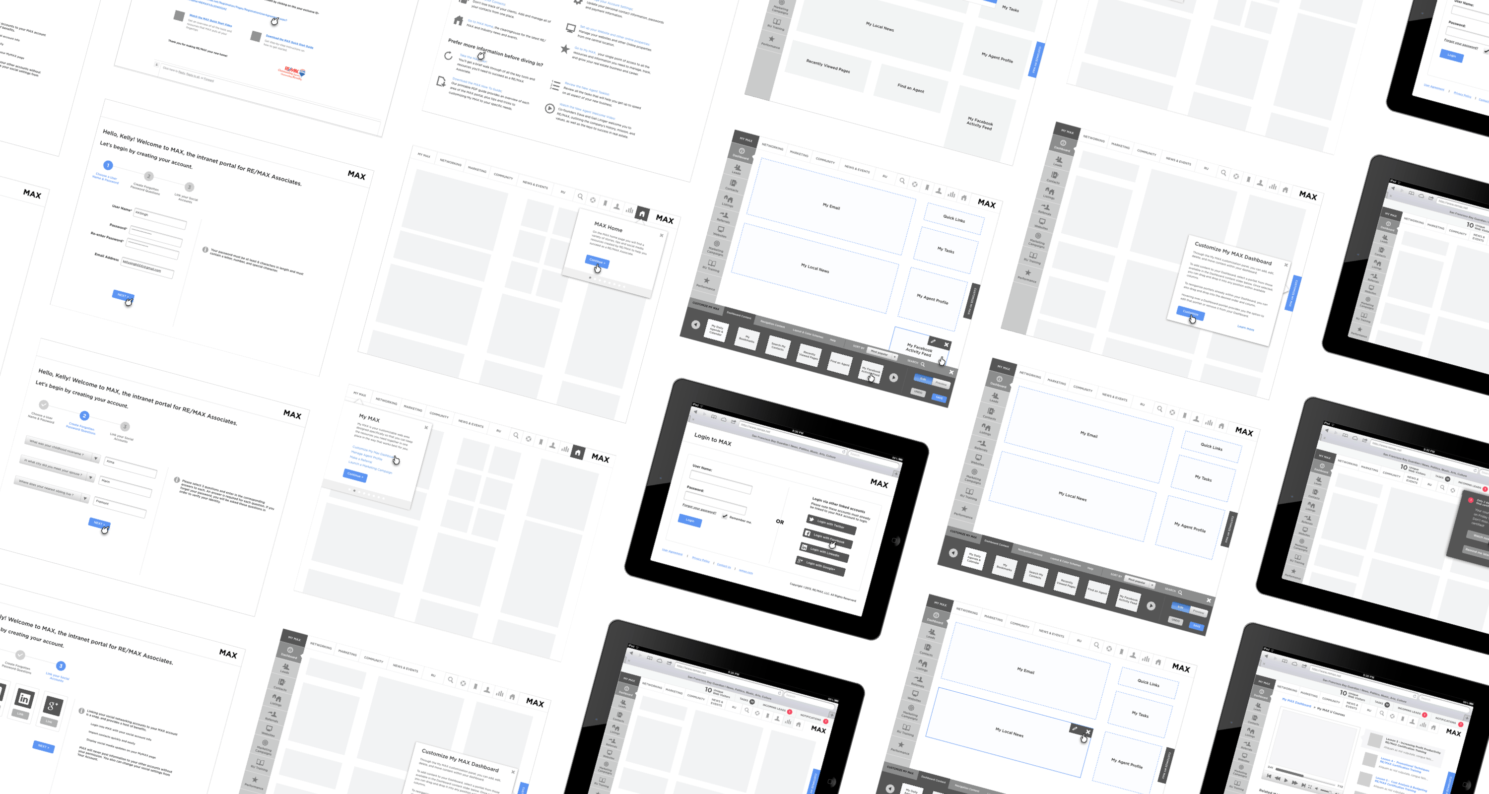 RE/MAX Demo Wireframes